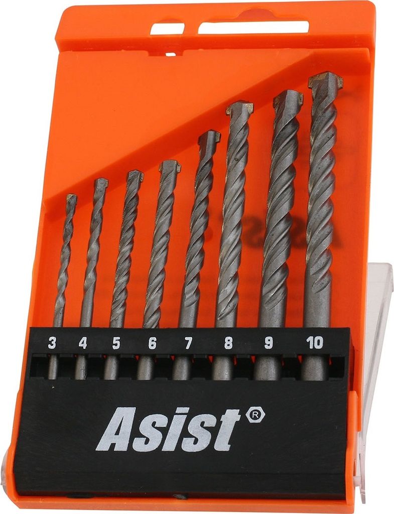 Bohrer in Beton und Mauerwerk, 8pcs Assist 01-5402