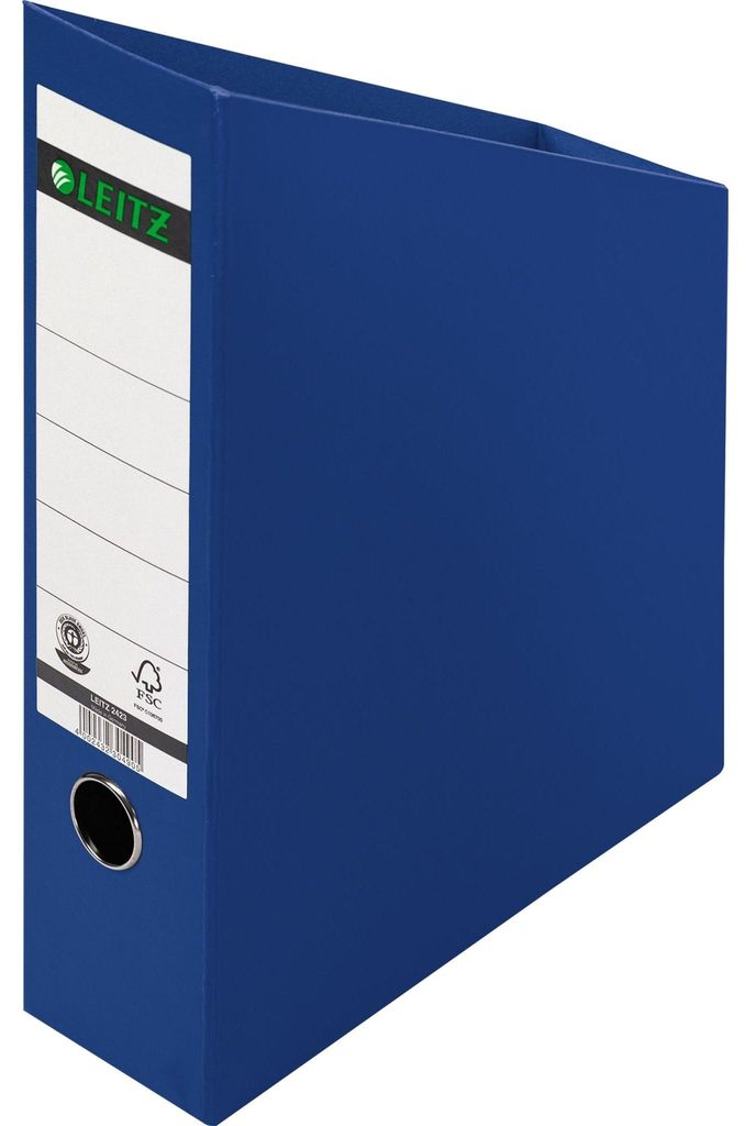 Leitz Stehsammler 24230035 DIN A4 76mm Hartpappe RC blau Produktbild 