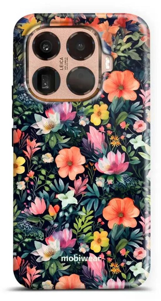 Handyhülle für Xiaomi 15T Pro, Mobiwear Elite Pro, Bunt-Blumig