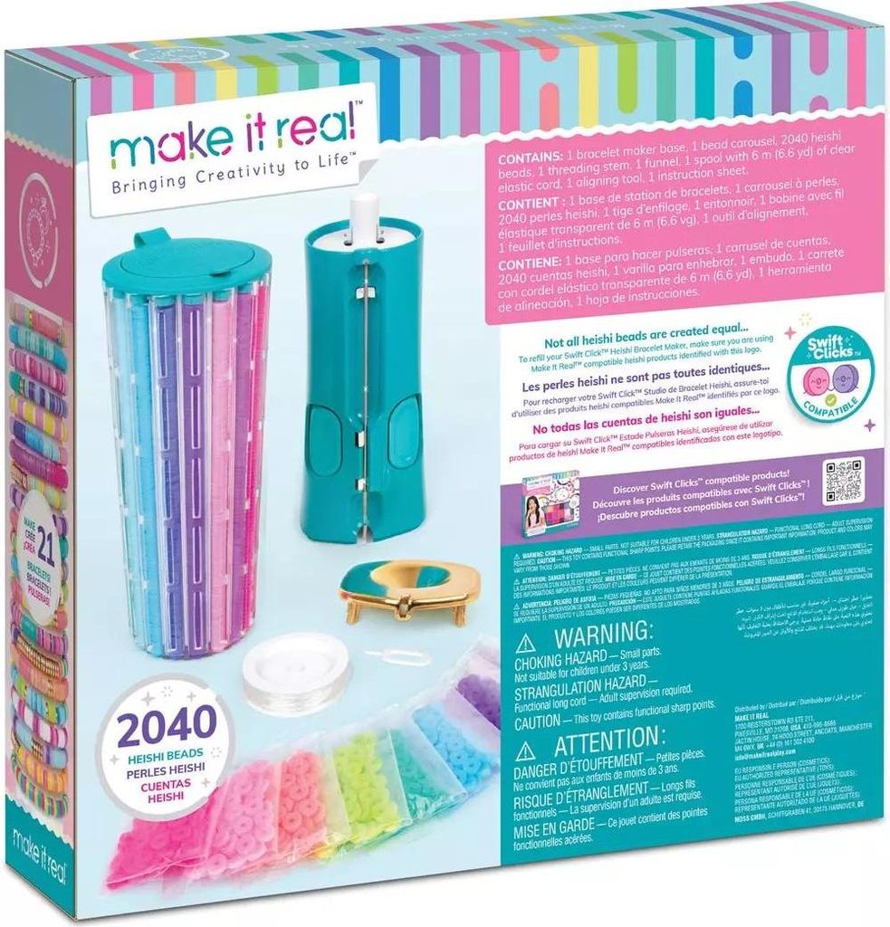 MAKE IT REAL Heishi Swift Clicks set, kreativní hračka Obrázek produktu 
