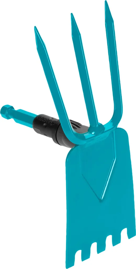 Gardena Zappetta da Giardino 9cm Combisystem 3 Denti Acciaio 3219-20