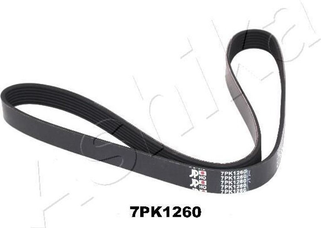 ASHIKA Keilrippenriemen 1260mm für NISSAN NP300 Navara Pickup (D40) 112-7PK1260