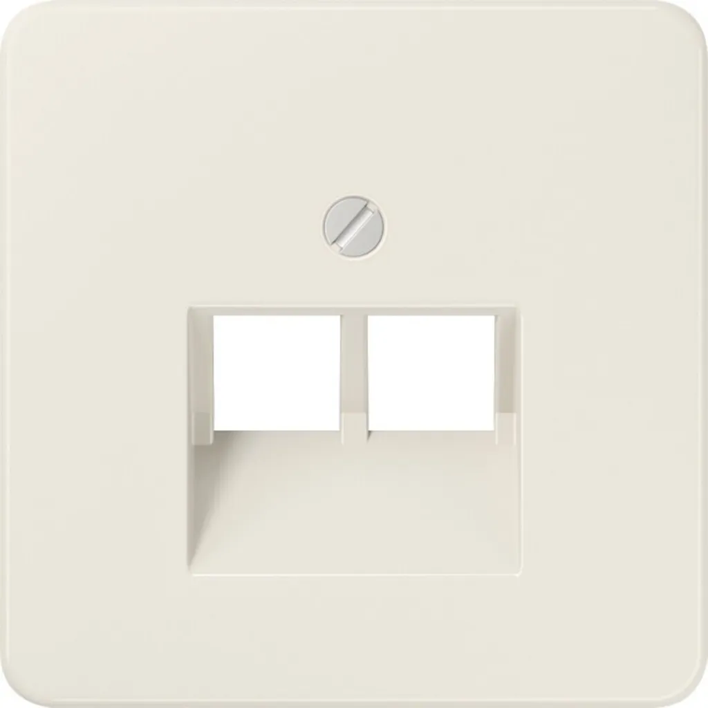 Enjoliveur de Prise RJ45 JUNG CD500 Blanc Crème Matière Incassable UAE