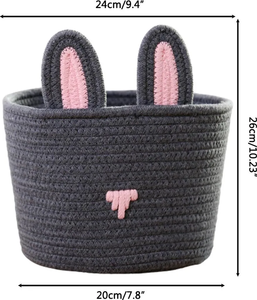 Sac de rangement Pâques pour enfants idéal pour chasse aux œufs et goûter