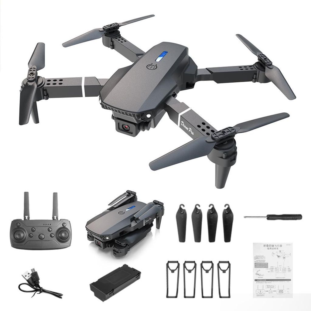 E88 Drohne mit Dual Kamera, WiFi FPV, faltbar, Produktbild 