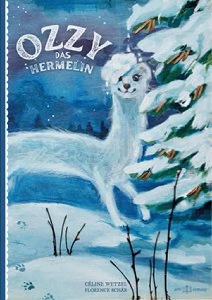 Peluche Hermine Ozzy - Finition artisanale et fourrure premium 30 cm