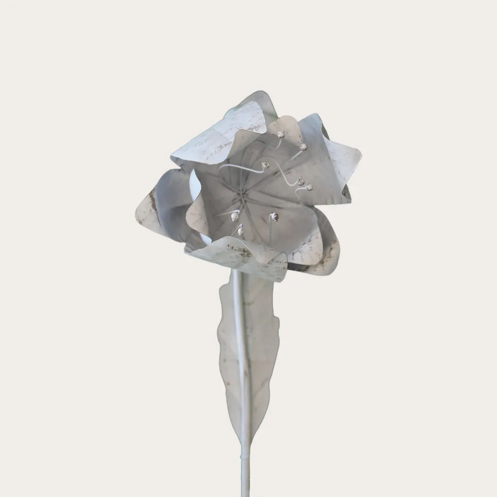 Fleur de Lotus Décorative Transparente aux Reflets Arc-en-ciel Chic - 3