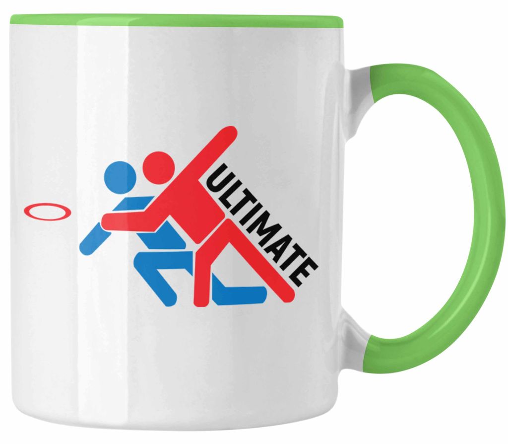 Frisbee Tasse Geschenk Ultimate Disc Golf Geschenkidee Frisbee-Spieler (Grün)