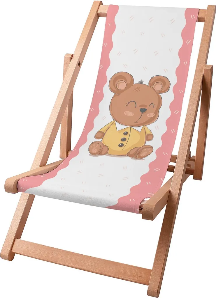 Sdraio Dreamroots Bear in Legno: Inclinazione 3 Livelli, Portata 130kg