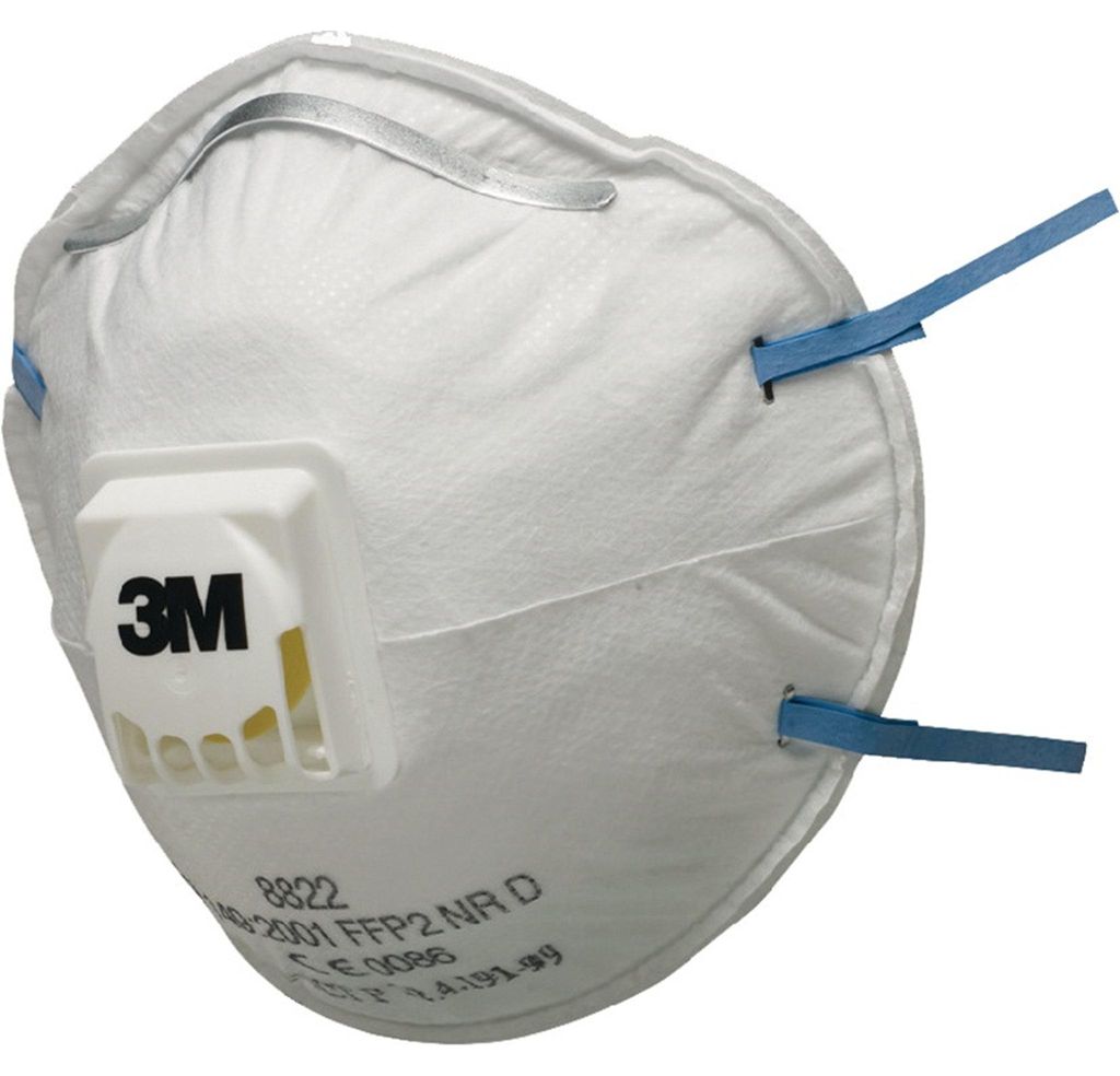 3M Masque de protection respiratoire 8822, FFP2 NR D 10 Image du produit 