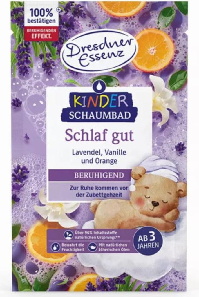 Schlaf Gut Kinder Badeschaum 40ml, Dresdner Essenz