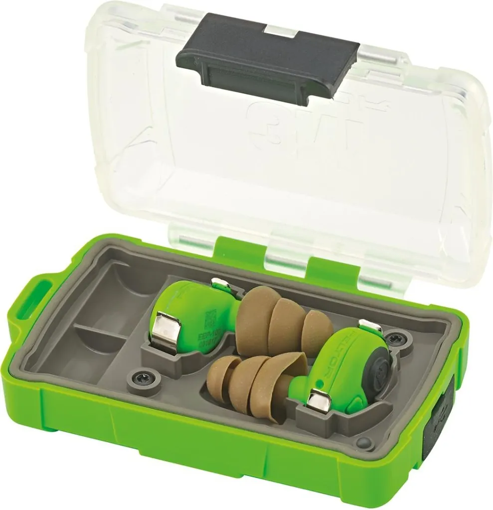 3M EEP-100 EU Kit de protection auditive active rechargeable et Vert - 2