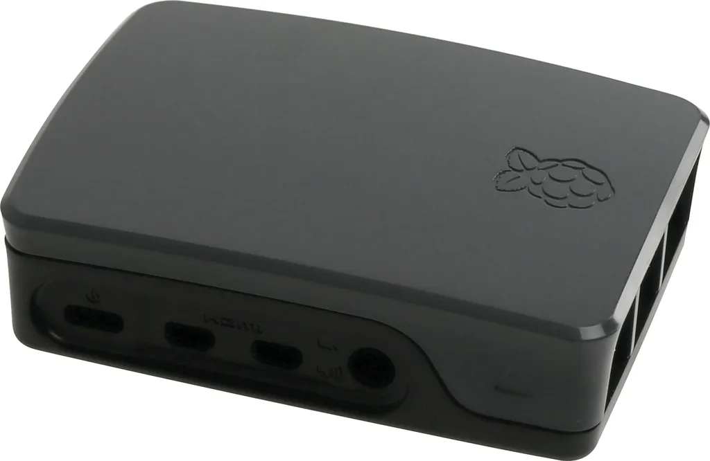 Official Raspberry Pi 4 Enclosure - Black/Grey - Design Originale - 6