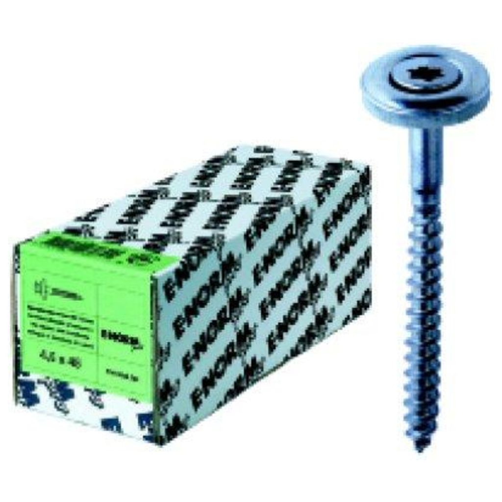 100 Stück E-NORMpro Spenglerschraube A2 ISR25 4,5 x 55 15 Produktbild 