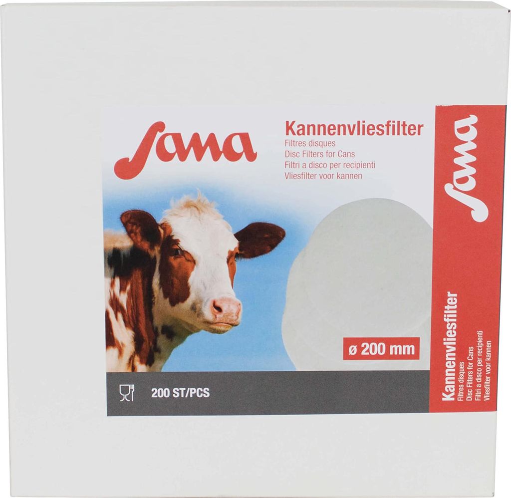 Kerbl Sana-Kannenvliesfilter Ø 200mm 200St.