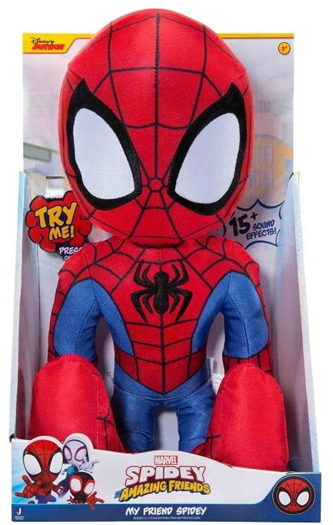 Spidey et ses super-copains - Peluche Spidey avec sons Image du produit 