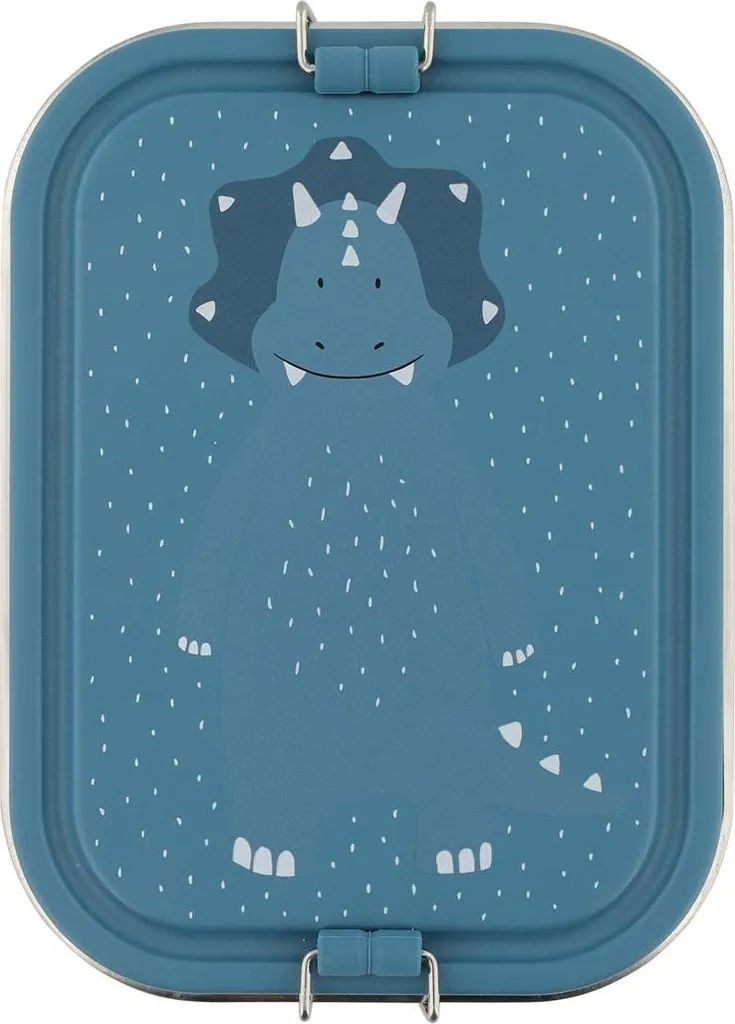 Scatola Porta Pranzo Trixie Mr. Triceratops - Acciaio Inox Blu Duraturo