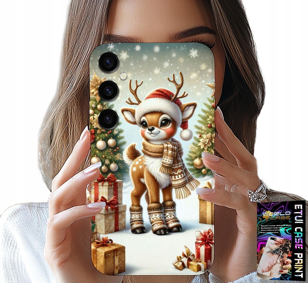 Hülle Für Samsung Galaxy A05S - Rentier, Weihnachtsmotive + Glas