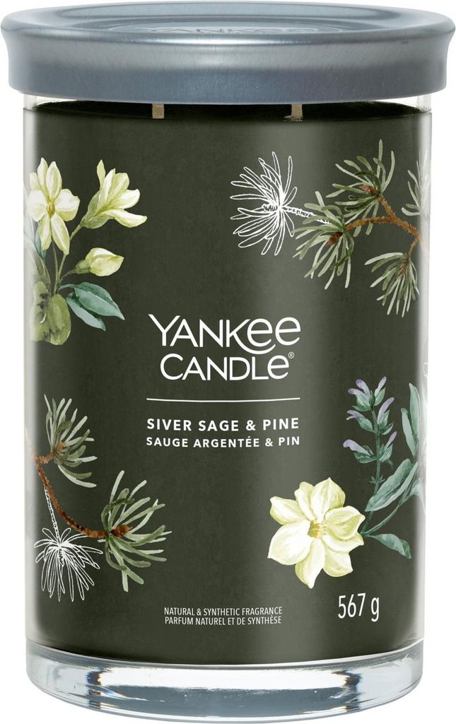Yankee Candle Silver Sage & Pine, Zylinder, Grün, 1 Produktbild 