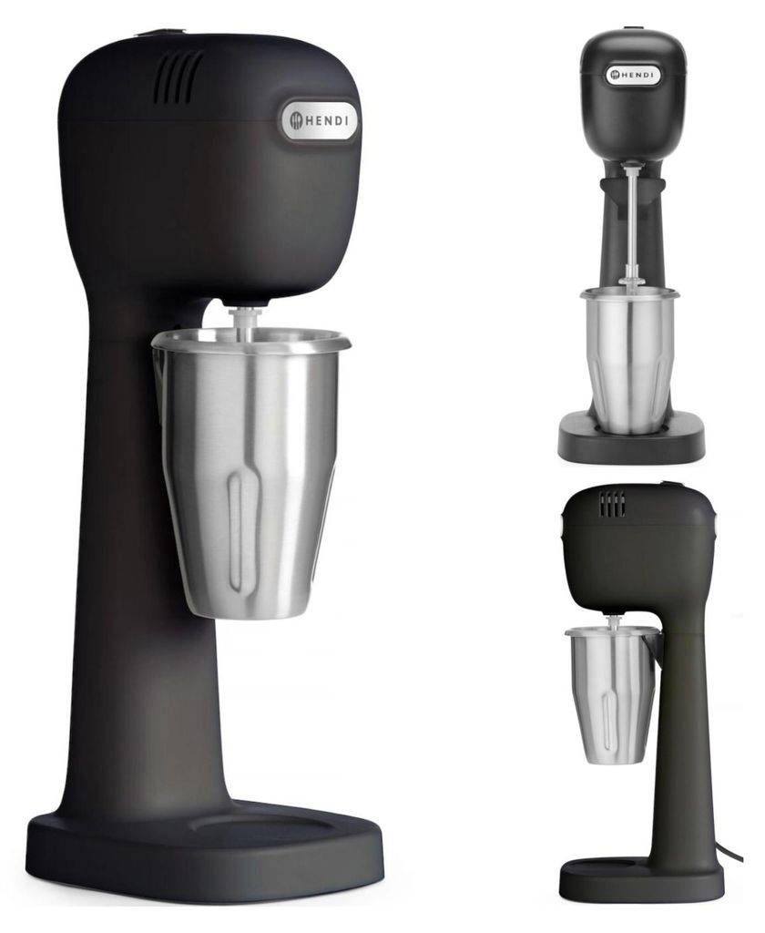 Shaker Spieniacz Do Koktajli Mlecznych 400 W Czarny - Hendi Zdjęcie produktu 