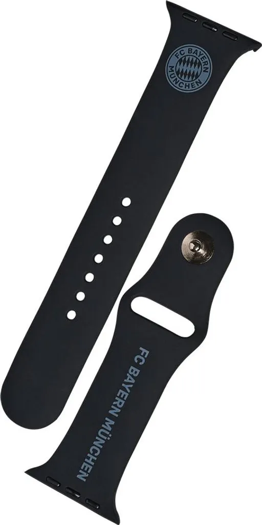 Bracelet FC Bayern 31607 noir pour Apple Watch - Accessoire Officiel Club