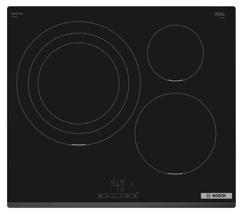 Bosch Serie 4 PID631BB5E, Schwarz, Integriert, 59.2 cm, Produktbild 
