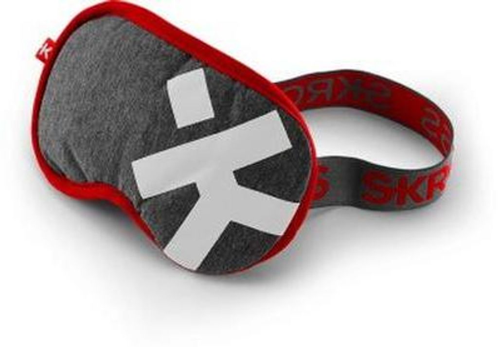 Skross Deluxe Schlafmaske, Dunkelgrau