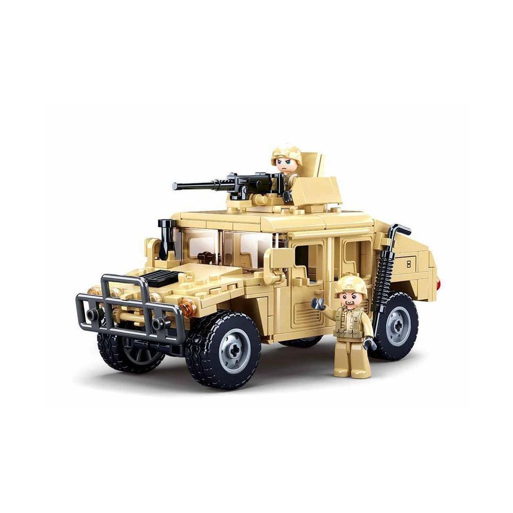 Sluban Armee Modell Ziegel M38-B0837 Hummer Off-Road Kampf