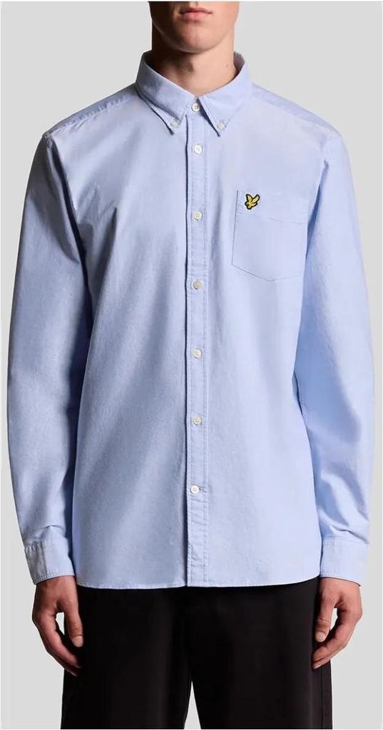 Lyle & Scott Herren Hemd Azurblau 489860 : Größe - XL Größe: XL