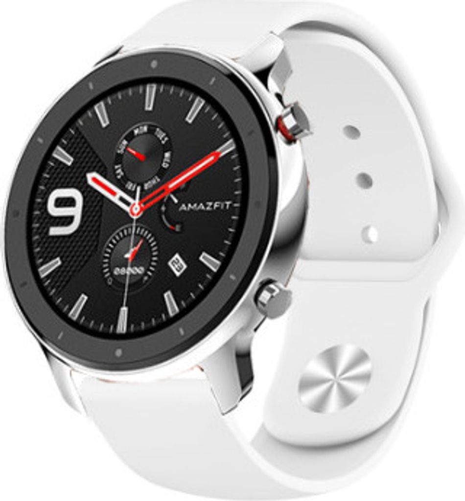 Strap-it Xiaomi Amazfit GTR Sportarmband (Weiß)