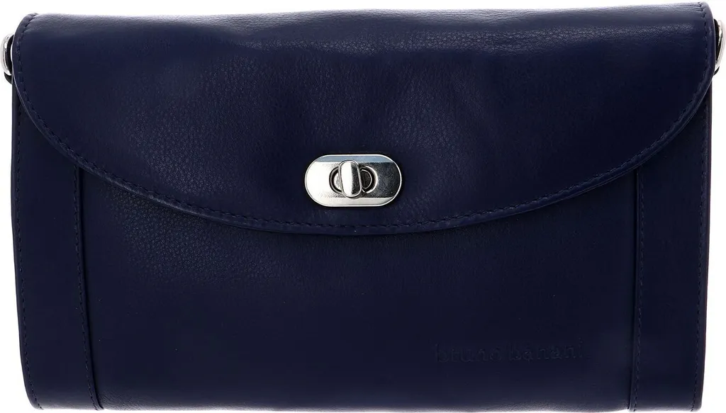 Sac à épaule bruno banani Isidora en cuir bleu pour femme élégante