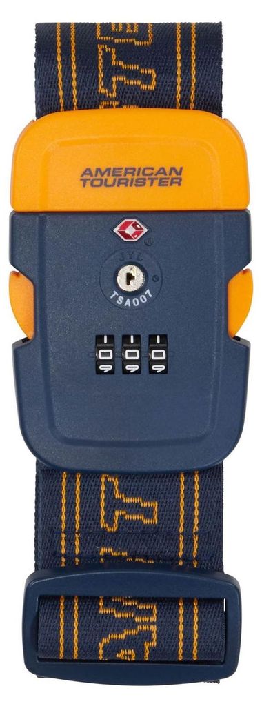 American Tourister Spanngurt Reisezubehör Luggage Belt TSA Navy / Orange dunkelblau