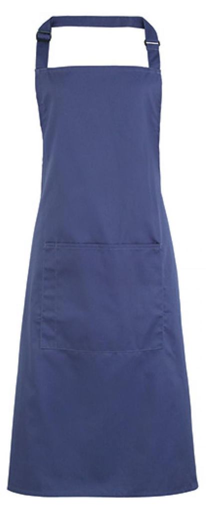 Premier Workwear PR154 | Colours Bib Apron With Pocket - 72 x 86 cm - Waschbar bis 60 - Farbe: Marine Blue (ca. Pantone 281) - Größe: 72 x 86 cm