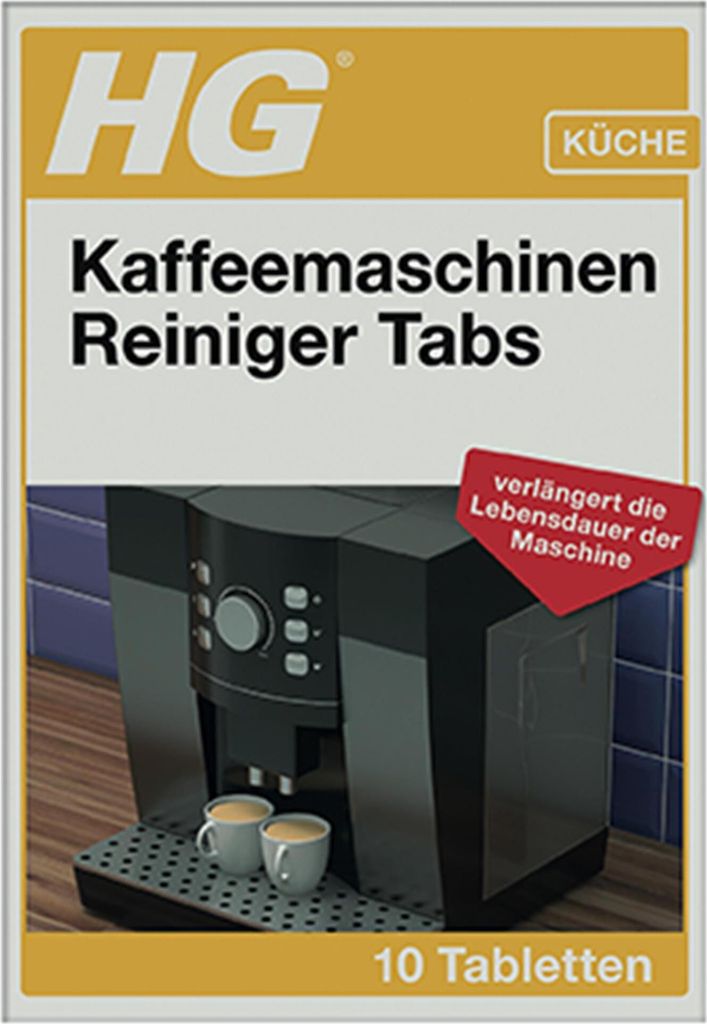 HG Kaffeemaschinen Reiniger 10 Tabs (1er Pack)