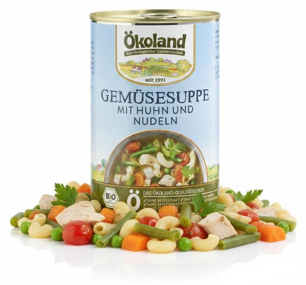 Zuppa di verdure con pollo 400g Immagine del prodotto 