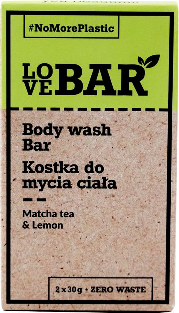 Body Wash Bar Matcha & Limette 2x30g