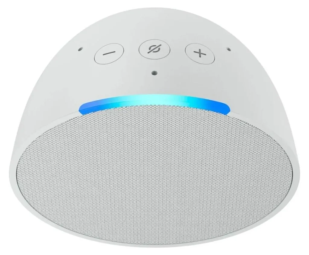 Echo Pop Blanc Amazon : Assistant Vocal Bluetooth au Design Demi-sphère - 7