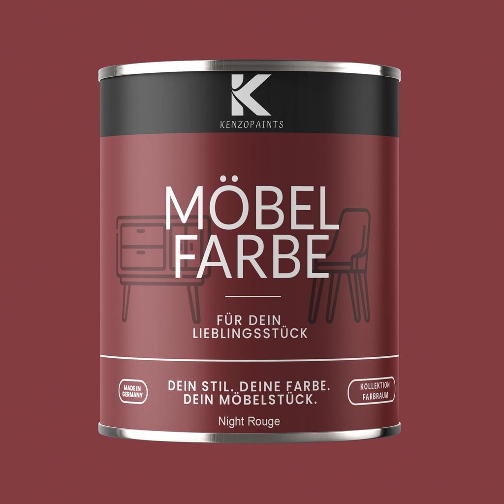 Kenzopaints 750ml Möbelfarbe Möbellack Buntlack Farbraum - Produktbild 