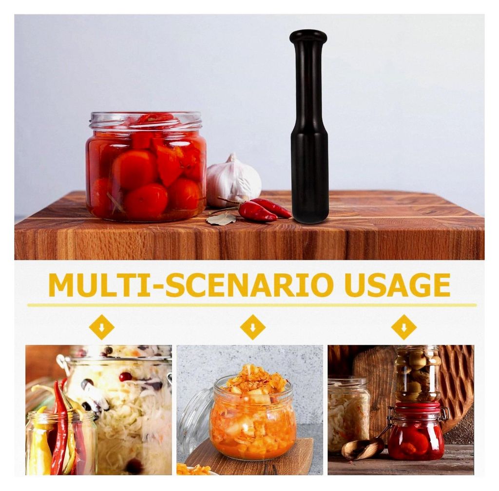Sauerkraut- und Kimchi-Stampfer – Kleiner Gemüsefermentationsstab für effizientes Verdichten – Langlebiges Fermentationswerkzeug für selbstg...