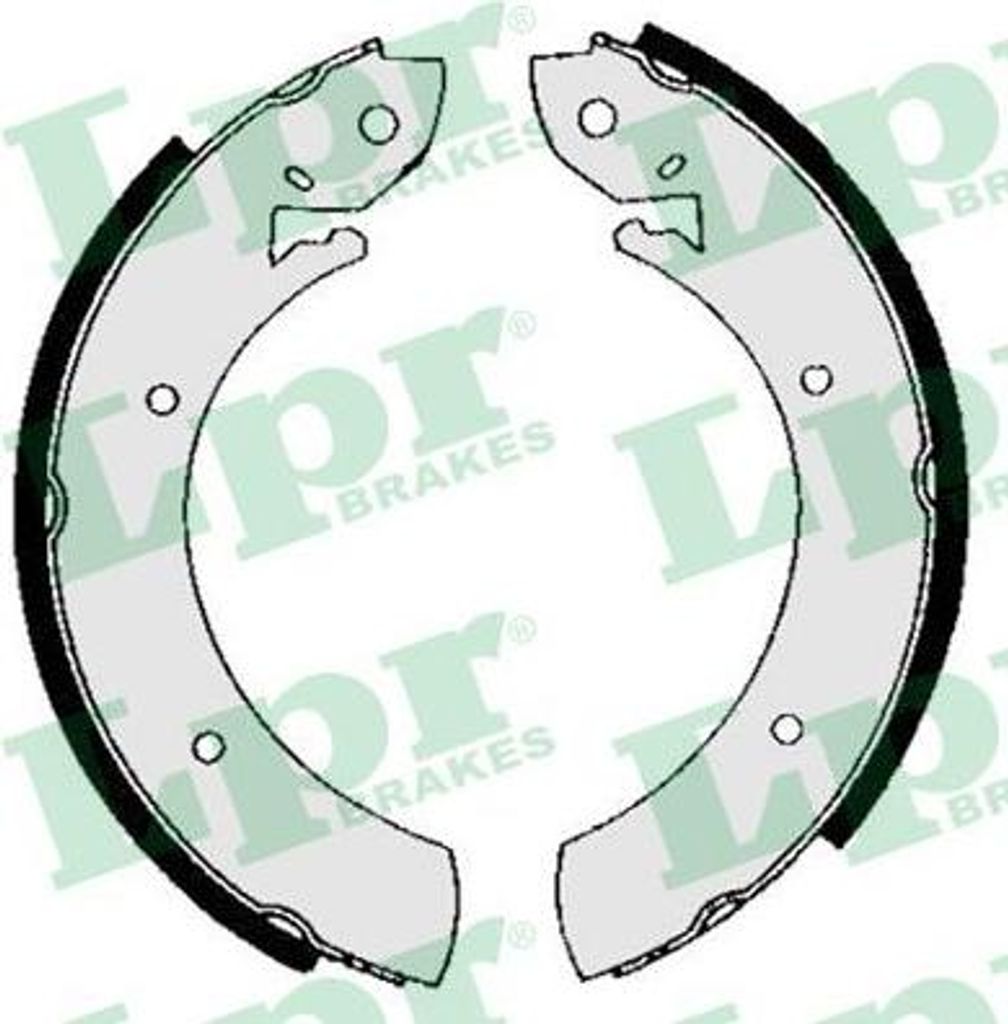 LPR 01150 Bremsbackensatz OE 5015675 kompatibel mit Trafic, Master, Arena, Trade, Cabstar, Sonata, Porter, H100, H-1, Galloper, Rexton, Musso, Korando