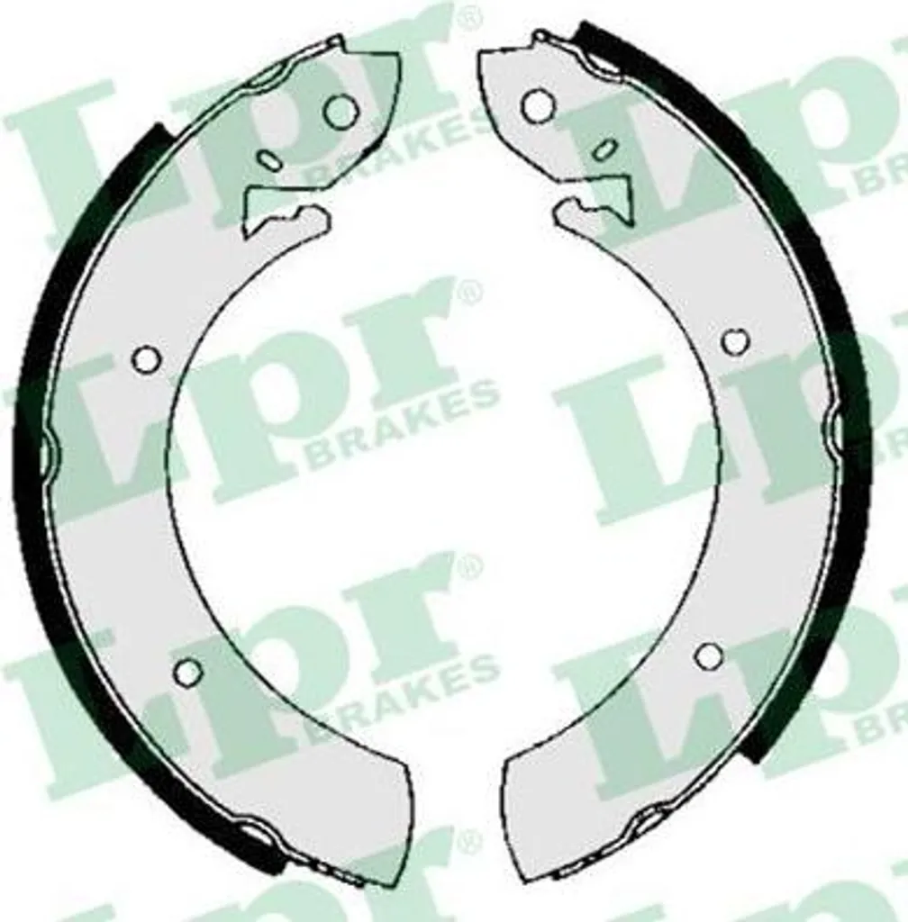 LPR 01150 Set Ganasce Freno 254x57mm per Trafic Master e H100