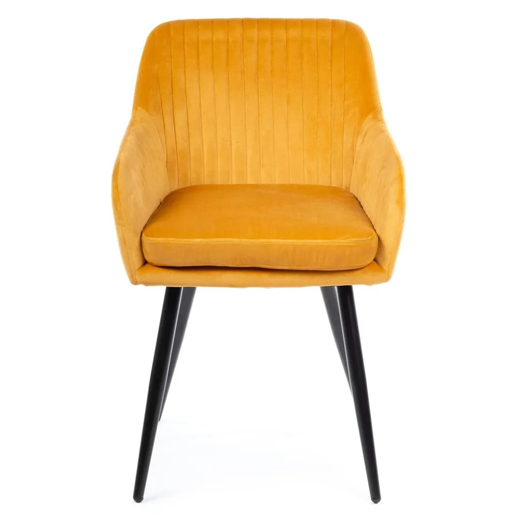 Chaise confortable salle à manger moderne orange Howhomely - 9