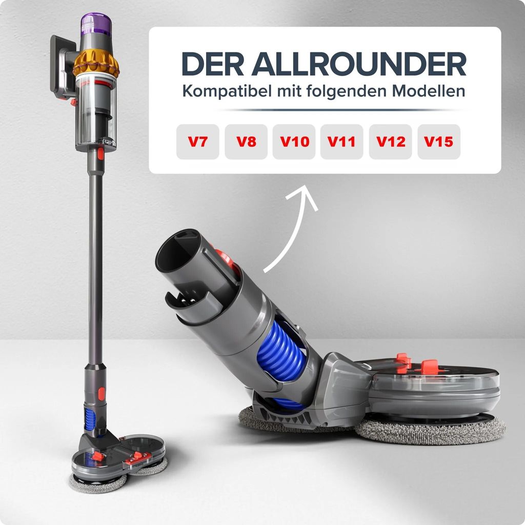 Dyson Dripl Wischaufsatz Elektrischer Staubsauger Produktbild 2