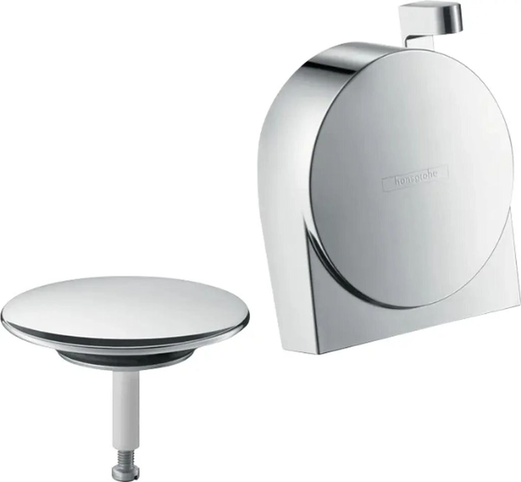 hansgrohe Exafill S Fertigset Wanneneinlauf, Ablauf- und Überlaufgarnitur, 58117000