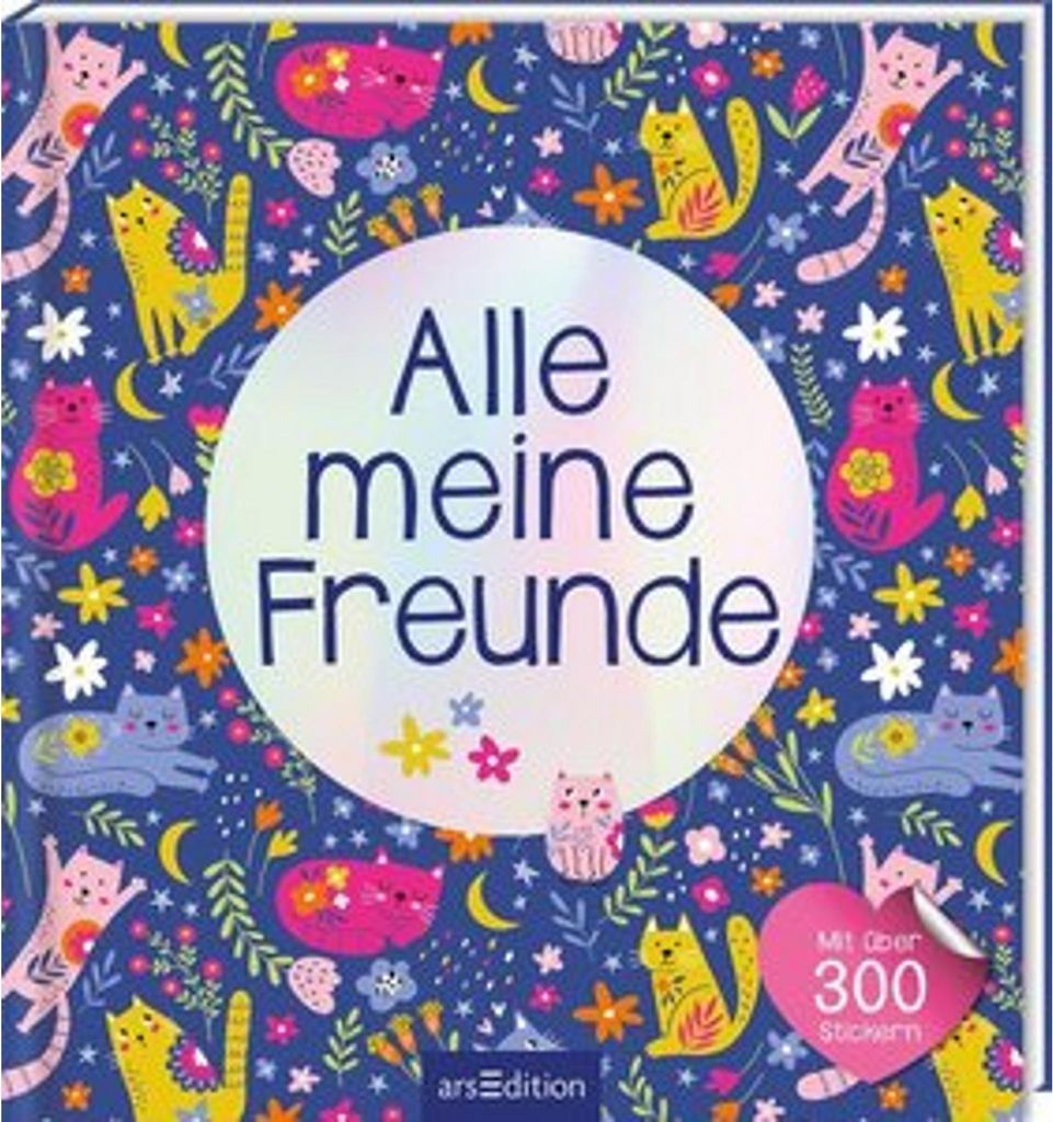 Alle meine Freunde - Katzen | Mit über 300 Stickern Immagine del prodotto 