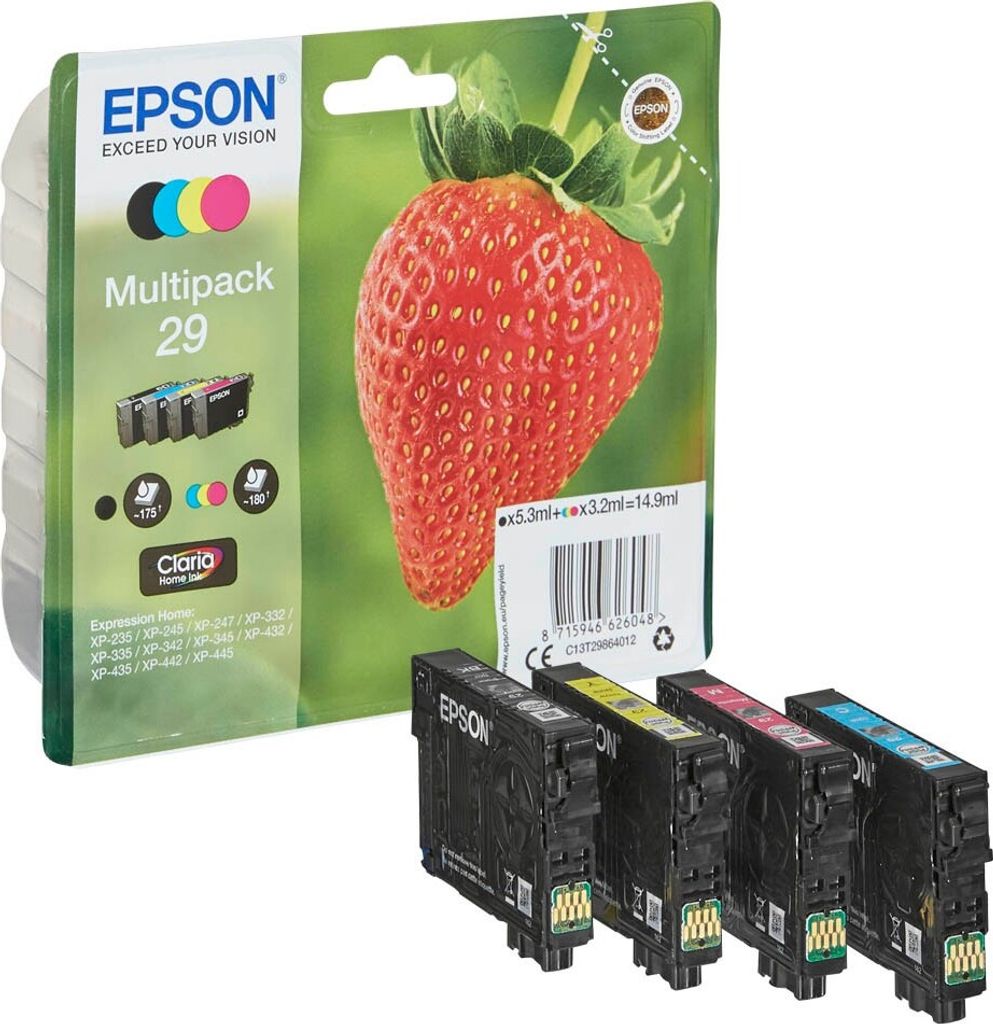 Epson Claria Home Multipack 29 BK/C/M/Y                  T Produktbild 5