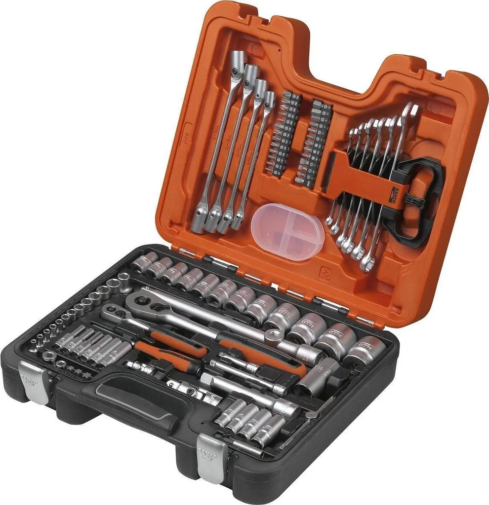Coffret de douilles Bahco 91 pièces 1/4" et 1/2" Dynamic-Drive - 9