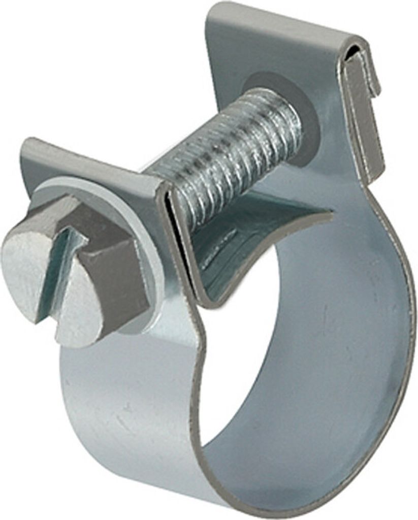 Riegler Spannbackenschelle, Stahl glanzverzinkt (W1), Nenn-ø 19 mm, 9 mm