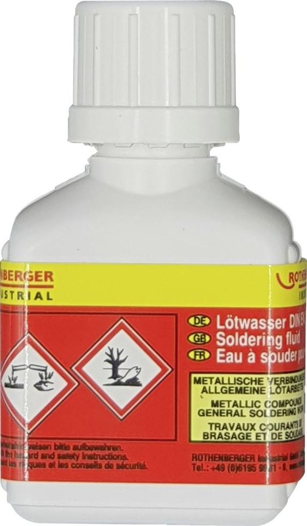 Rothenberger Lötwasser Flasche 24 ml Produktbild 