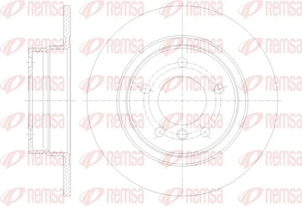 Remplacer Disque de Frein BMW E90 E91 E87 - Pièce Fiable REMSA 61084.00